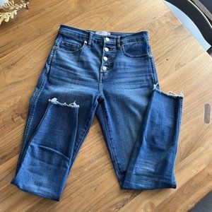 Everlane The Vintage Skinny raw hem skinny jean